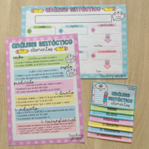 Análisis sintáctico - Pack de recursos