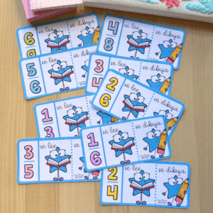 Fracciones propias e impropias - Desplegable cuaderno interactivo