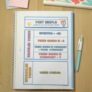 Past simple - Pack de recursos imprimibles