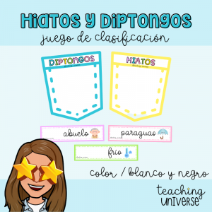 Hiatos y diptongos - Juego de clasificación